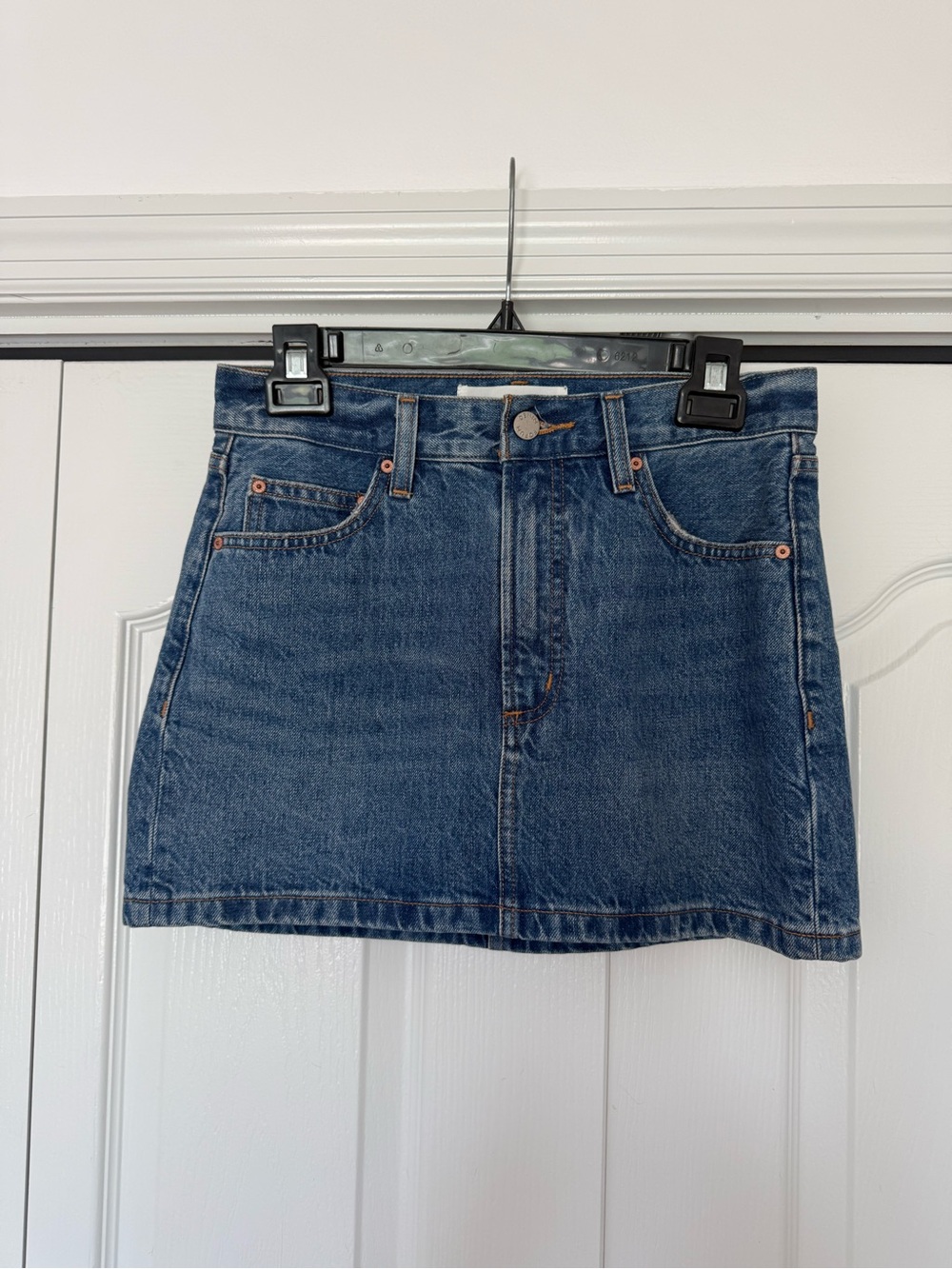Aritzia Blue Denim Mini Skirt